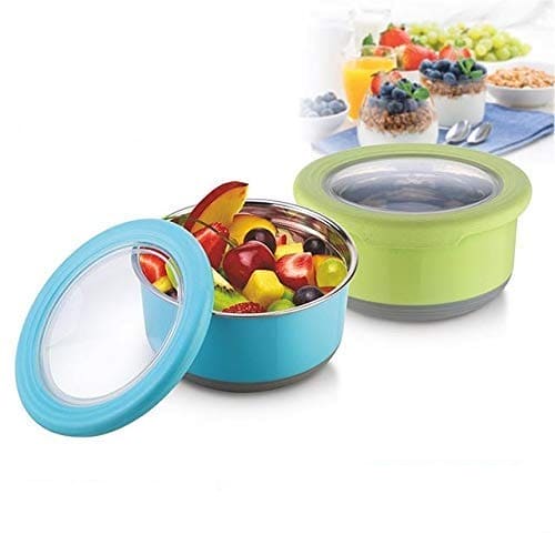 Set Of 3 Bento Bowl, Stainless Steel Round Food Container, Portable Leakproof Lunch Box, Food Silicone Bento Lunch Box For Kids, Instant Noodle Bowl Food Container, Collapsible Food Container with Lid, Stainless Steel Non-Slip Crisper Set Of 3 Bento Bowl, Stainless Steel Round Food Container, Portable Leakproof Lunch Box, Food Silicone Bento Lunch Box For Kids, Instant Noodle Bowl Food Container, Collapsible Food Container with Lid, Stainless Steel Non-Slip Crisper